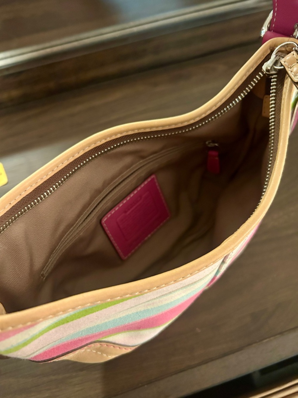 COACH Y2K SoHo Stripe Shoulder Bag - Picture 6 of 6